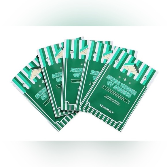 💚TONYMOLY💚Mini House Of Masks•Set of 5 Ceramide Sheet Masks/NIB - Picture 2 of 5